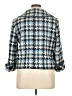 Ellen Tracy Houndstooth Blue Blazer Size 14 - photo 2