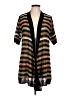Unbranded Brown Black Cardigan Size 10 (estimated) - photo 1