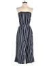 Lulus 100% Polyester Stripes Blue Jumpsuit Size S - photo 1