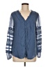 Sundance 100% Polyester Blue Long Sleeve Blouse Size M - photo 1