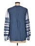 Sundance 100% Polyester Blue Long Sleeve Blouse Size M - photo 2
