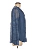 Sundance 100% Polyester Blue Long Sleeve Blouse Size M - photo 4