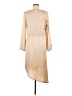 Compania Fantastica 100% Polyester Tan Casual Dress Size M - photo 2