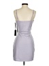 H:ours Solid Gray Cocktail Dress Size S - photo 2