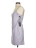 H:ours Solid Gray Cocktail Dress Size S - photo 5
