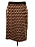 Talbots 100% Polyester Polka Dots Brown Casual Skirt Size 12 - photo 1