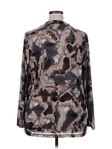 Logo Layers Long Sleeve Blouse (view 2)