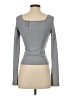 Madewell Gray Blue Long Sleeve Top Size XS - photo 2