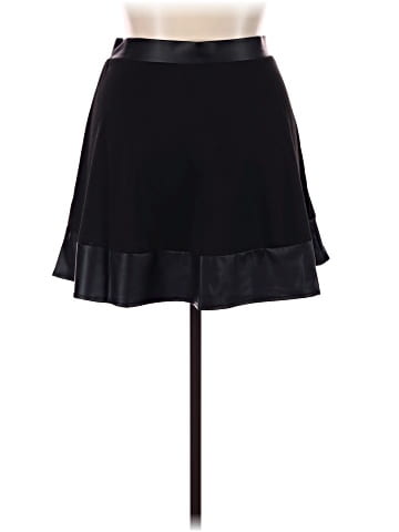 Joe Benbasset Faux Leather Skirt (view 2)