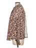 Torrid Floral Brown Pink Long Sleeve Blouse Size Med Plus (00) - photo 5