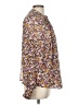 Torrid Floral Brown Pink Long Sleeve Blouse Size Med Plus (00) - photo 4