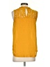 Elodie 100% Polyester Yellow Sleeveless Blouse Size S - photo 2