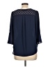 Papermoon Blue 3/4 Sleeve Blouse Size L (petite) - photo 2