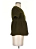 Zalora 100% Polyester Green Short Sleeve Blouse Size XS - photo 4