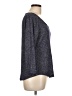 Jennifer Lopez Gray 3/4 Sleeve Top Size L - photo 4