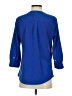 Banana Republic 100% Polyester Blue 3/4 Sleeve Blouse Size XS - photo 2