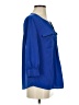 Banana Republic 100% Polyester Blue 3/4 Sleeve Blouse Size XS - photo 4