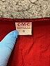 C.M.C Burgundy 3/4 Sleeve Button-Down Shirt Size S - photo 7