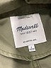 Madewell 100% Cotton Solid Green Jacket Size S - photo 6