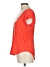 Tantrums 100% Rayon Orange Short Sleeve Blouse Size L - photo 5