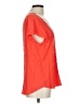 Tantrums 100% Rayon Orange Short Sleeve Blouse Size L - photo 4