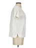 Express Design Studio White Yellow Short Sleeve Blouse Size S - photo 4