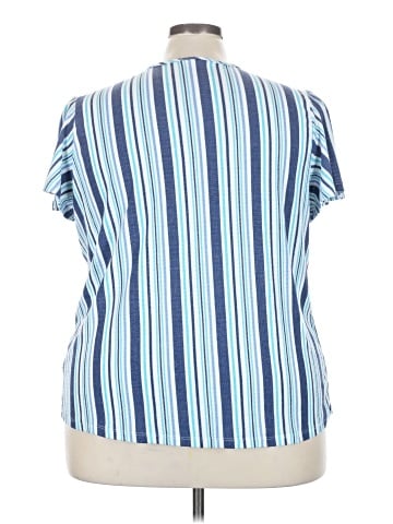 Como Blu Short Sleeve Blouse (view 2)