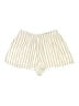Forever 21 Plus Stripes Ivory Shorts Size 0X - photo 1