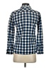 Gap Outlet 100% Cotton Plaid Blue Long Sleeve Button-Down Shirt Size XS - photo 2