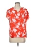 41Hawthorn 100% Polyester Orange Short Sleeve Blouse Size M - photo 1