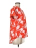 41Hawthorn 100% Polyester Orange Short Sleeve Blouse Size M - photo 4