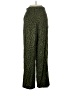 Zara Animal Print Green Casual Pants Size XS - photo 2