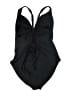 Gap Solid Black One Piece Swimsuit Size XL - photo 2