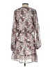 Unbranded 100% Polyester Floral Gray Cocktail Dress Size S - photo 2