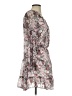 Unbranded 100% Polyester Floral Gray Cocktail Dress Size S - photo 4