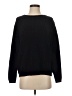 Repeat Cashmere 100% Cotton Solid Black Pullover Sweater Size XS - photo 1