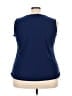 Dennis by Dennis Basso Blue Sleeveless Blouse Size 2X - photo 2