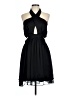 Guess 100% Polyester Solid Black Cocktail Dress Size 12 - photo 1