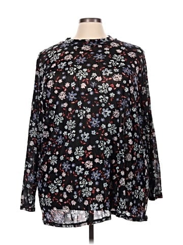 Logo Layers Long Sleeve Blouse (view 1)