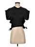 ALLSAINTS Black Short Sleeve Blouse Size S - photo 1