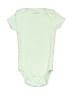 Swaddle Designs 100% Cotton Solid Green Short Sleeve Onesie 0-3 MO / 3 MO - photo 1