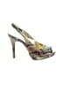 Style&Co Animal Print Ivory Brown Heels Size 5 - photo 1