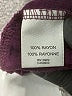 Van Heusen 100% Rayon Purple Cardigan Size XS - photo 8
