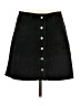 Zara 100% Polyester Solid Black Casual Skirt Size M - photo 1