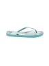 Assorted Brands Teal Gray Flip Flops Size 7 - 8 - photo 1