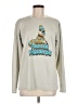 Cheetah 100% Polyester Tan Long Sleeve T-Shirt Size M - photo 1