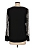 Anne Klein 100% Polyester Black Long Sleeve Top Size L - photo 2