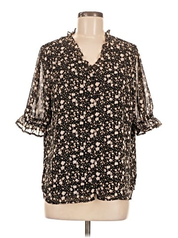 Pleione Short Sleeve Blouse (view 1)