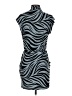 Sweet Storm 100% Polyester Animal Print Blue Cocktail Dress Size S - photo 2