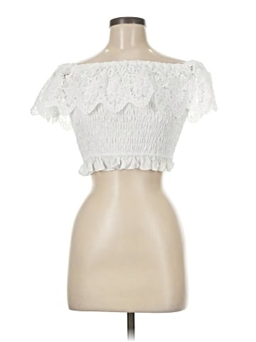 Aqua Short Sleeve Top (view 1)